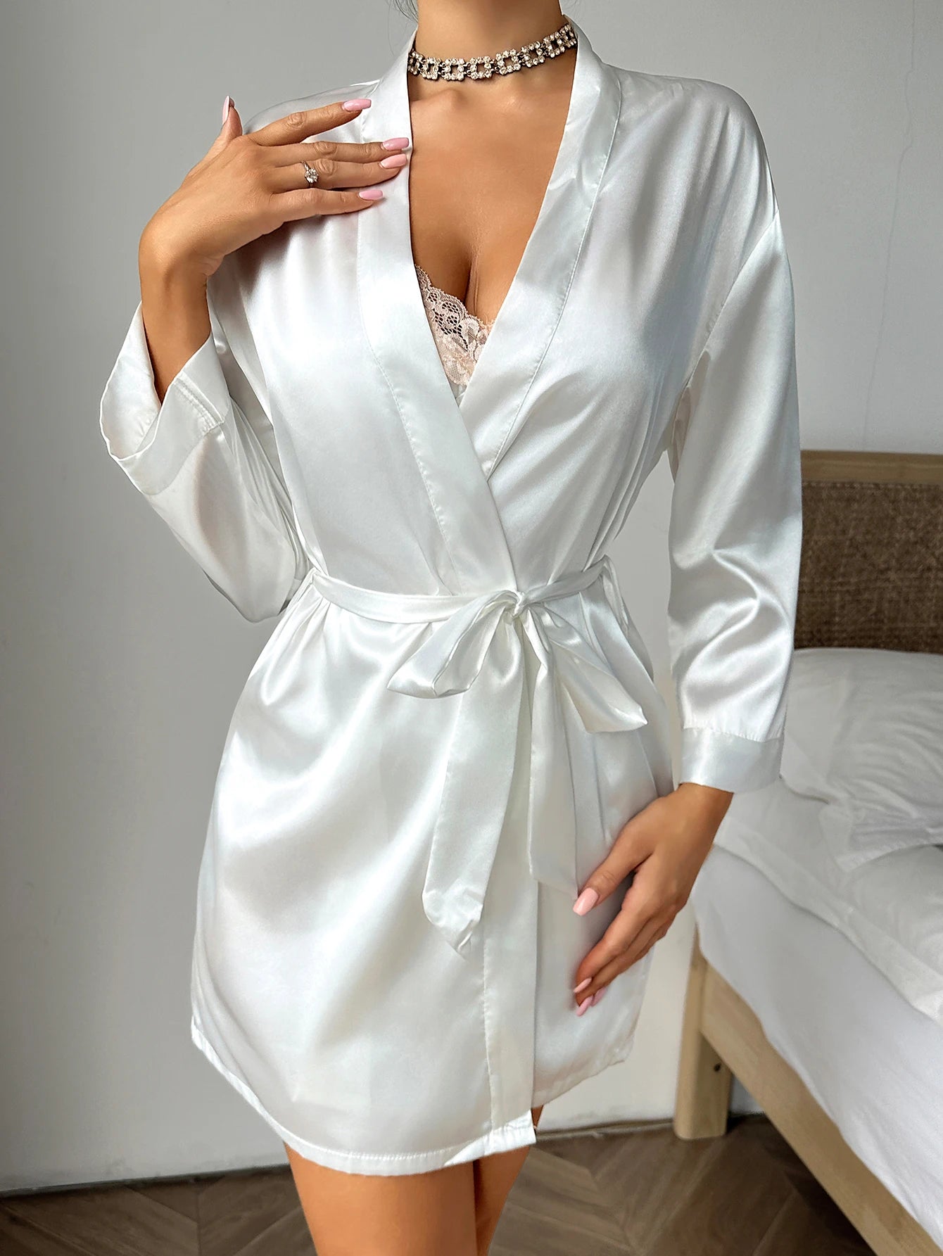 C&A dames ochtendjas in lichte stof – Perfect voor zomer
