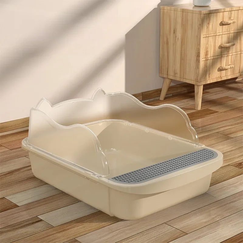 Mooie kattenbak met speelse print – Voor een vrolijk huis
