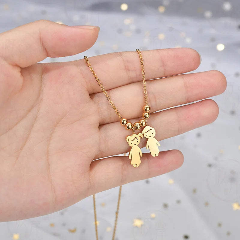 Ketting met naam en elegant hart-symbool
