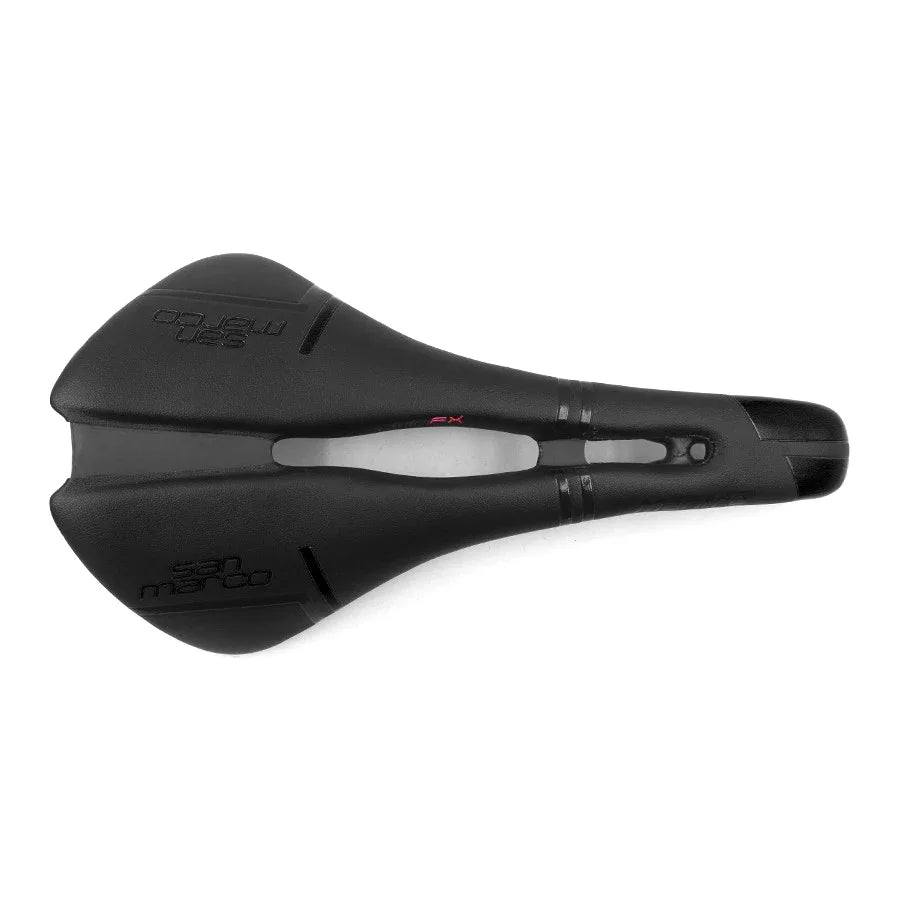 Fietszadel met ergonomische zadelvorm