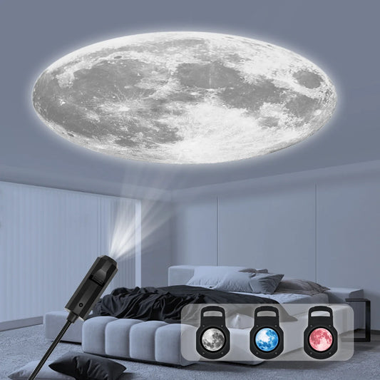 Energiezuinige projector lamp met sterrenhemel