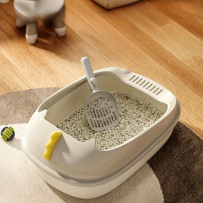XXL kattenbak met hoge rand – Minder rommel buiten de bak
