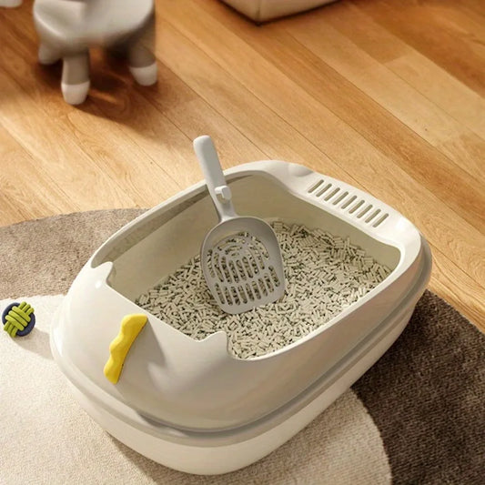 XXL kattenbak met hoge rand – Minder rommel buiten de bak
