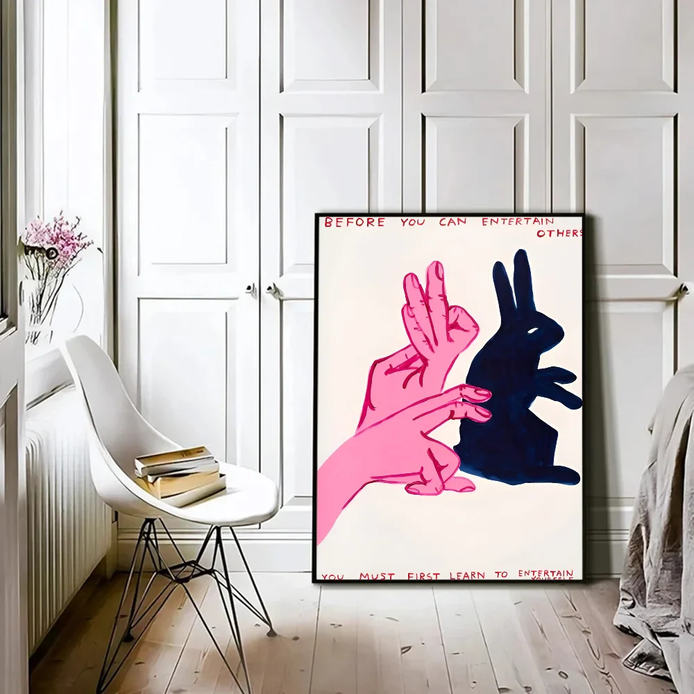 Poster met botanisch motief