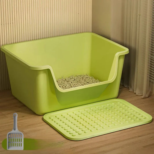 Pets Place kattenbak met transparante kap – Houd je kat in zicht