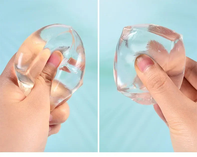 Action stressbal met grappig gezichtje