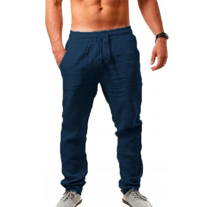 Linnenmix broek heren – Natuurlijk materiaal met extra stevigheid