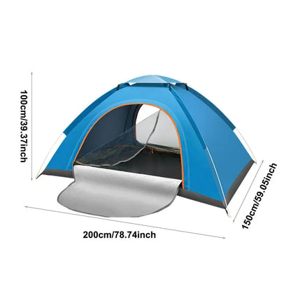 Pop-up tent met reflecterende lijnen – Veilig in het donker