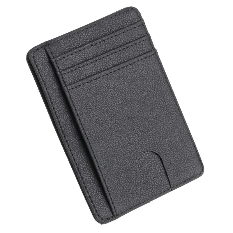 Pasjes houder heren met reliëflogo – Voor een exclusieve look