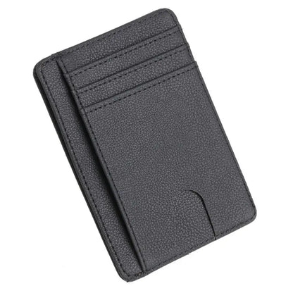 Pasjes houder heren met reliëflogo – Voor een exclusieve look