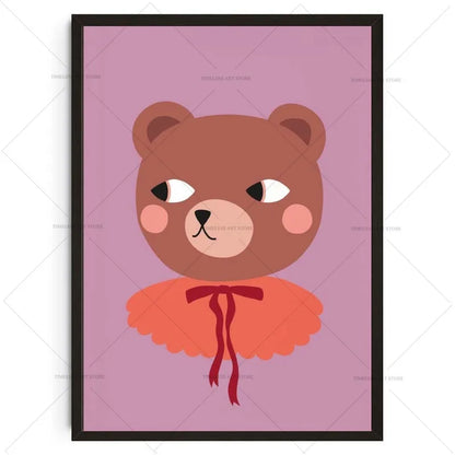 Abstracte poster in neutrale kleuren