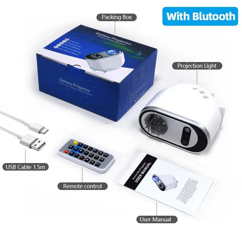 360 graden draaibare sterrenhemel projector