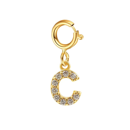 Ketting met naam en initialen gecombineerd