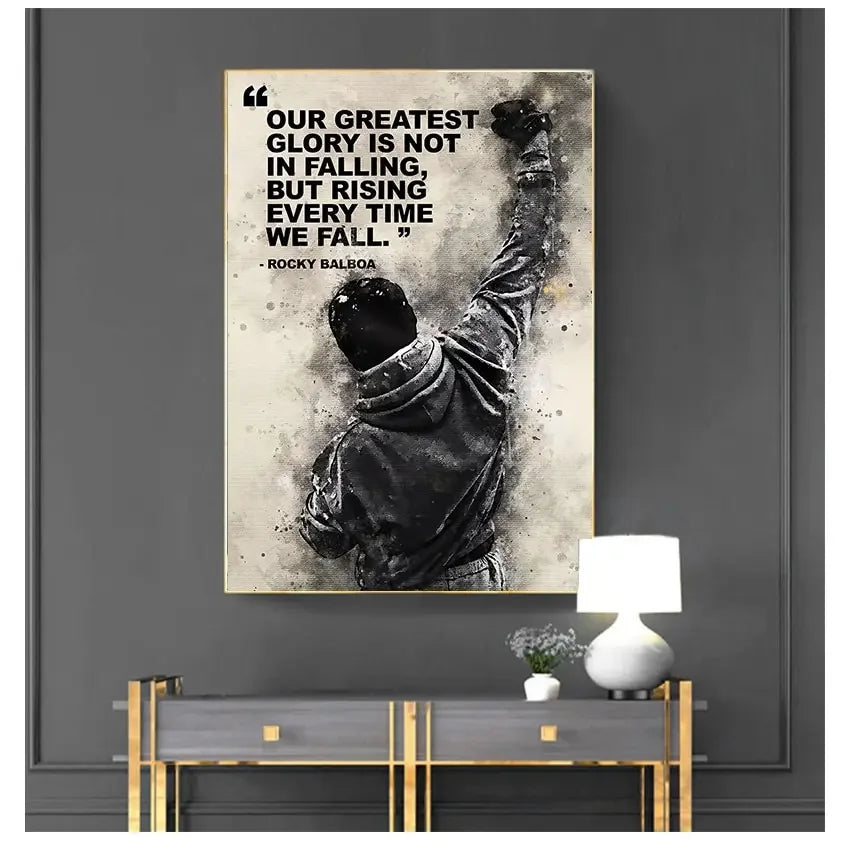 Poster met lijnen en vlakken in modern design
