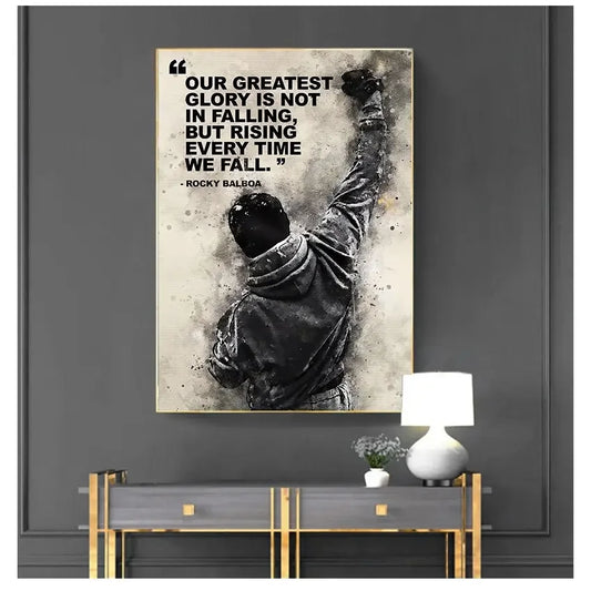 Poster met lijnen en vlakken in modern design