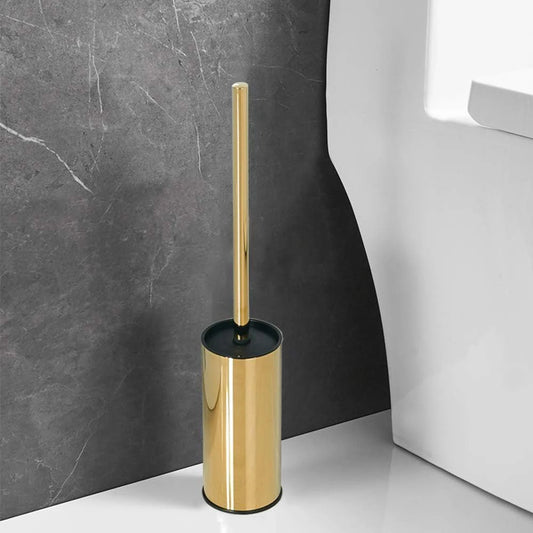 WC borstel in rotan houder – Natuurlijk en decoratief