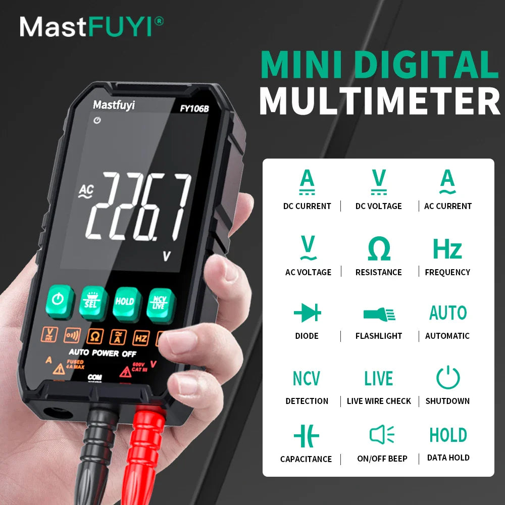 Multimeter geschikt voor professionele installateurs