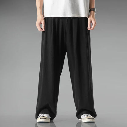 Zwarte linnen broek man – Elegant en luchtig tegelijk