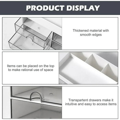 Transparante desk organizer – Zicht op al je spullen