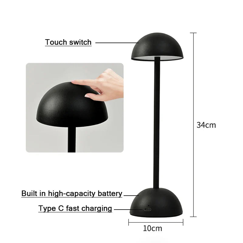 Scandinavische nachtkastlamp – Eenvoudig en stijlvol
