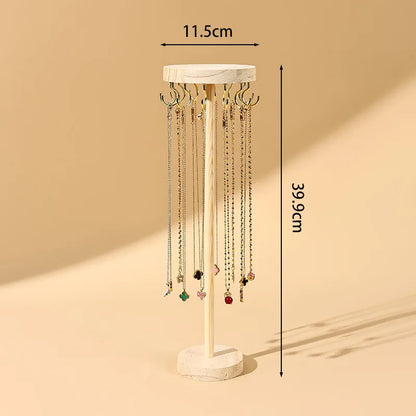 Sieraden standaard met haken – Ideaal voor lange kettingen