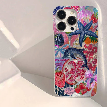 Minimalistisch clear telefoon hoesje voor iPhone 15