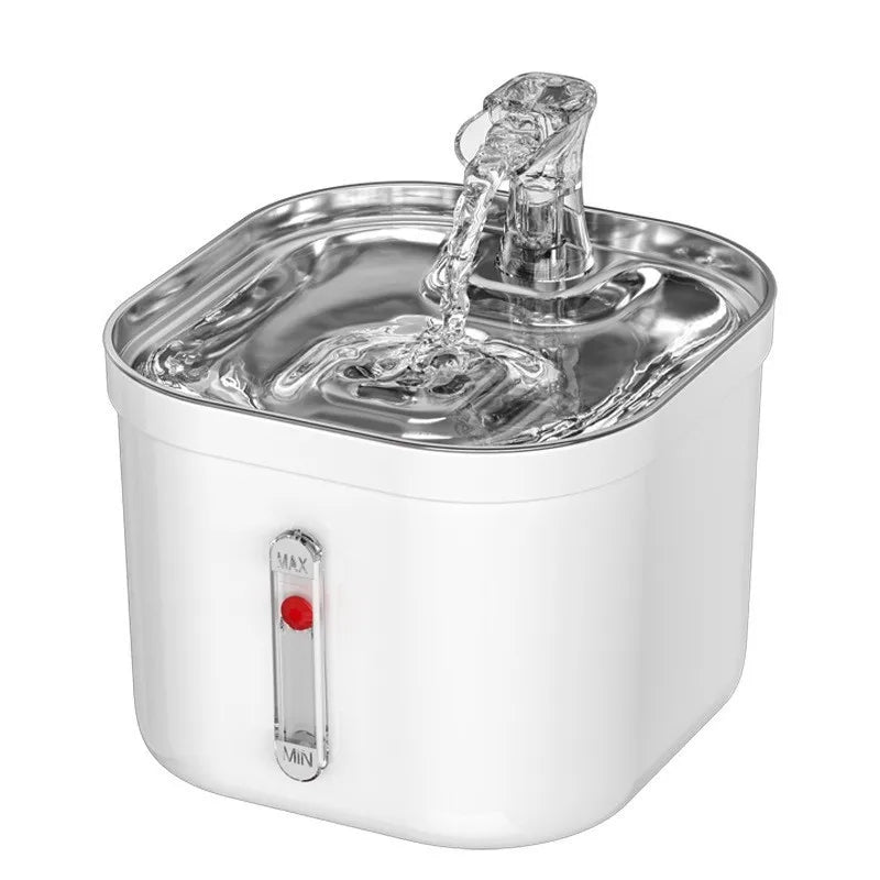 Design katten waterfontein met verlicht reservoir – Modern & helder