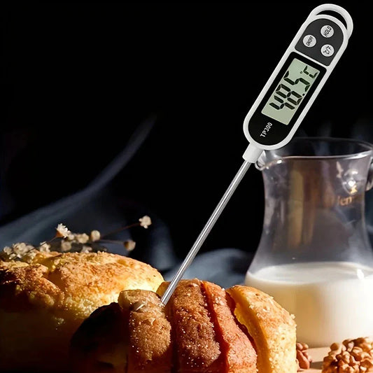 Draagbare vleesthermometer met opvouwbare pin