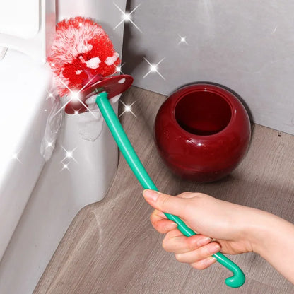 Toiletborstel wit met houten detail – Scandinavische look