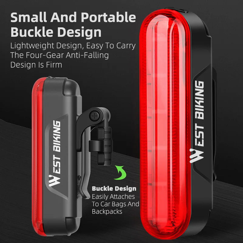 Waterdichte fietslampjes met siliconen cover