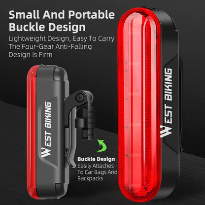 Waterdichte fietslampjes met siliconen cover