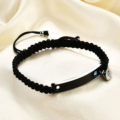 Armband met op maat gemaakte boodschap