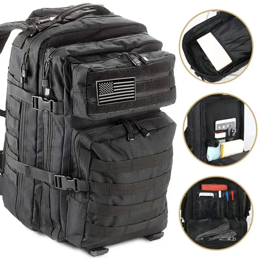 Rugzak als handbagage met extra zijtoegang