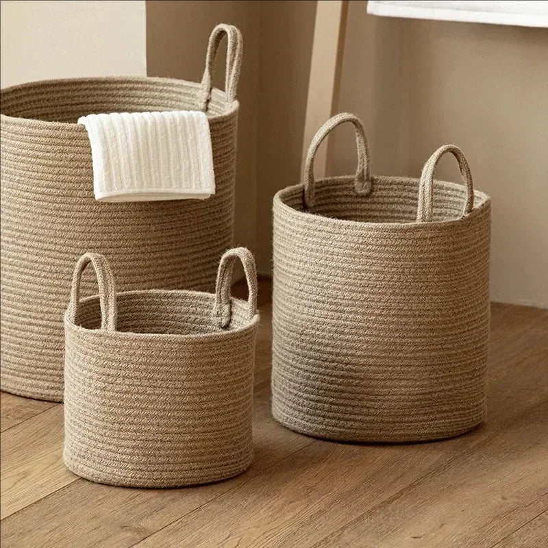 IKEA stijlvolle mand met bamboe details