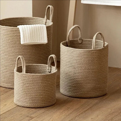 IKEA stijlvolle mand met bamboe details