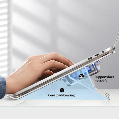 Laptop standaard met stijlvolle afwerking