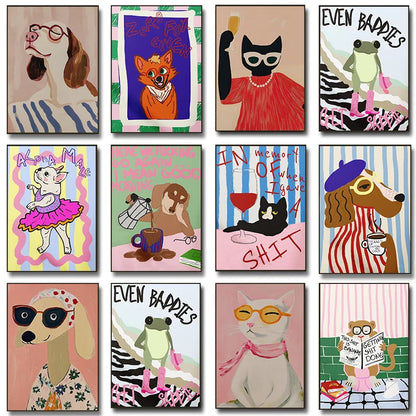 Posters in galerie-opstelling combineren