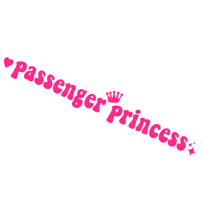 Auto stickers - Kleurrijke Passenger Princess ontwerpen voor je achterruit