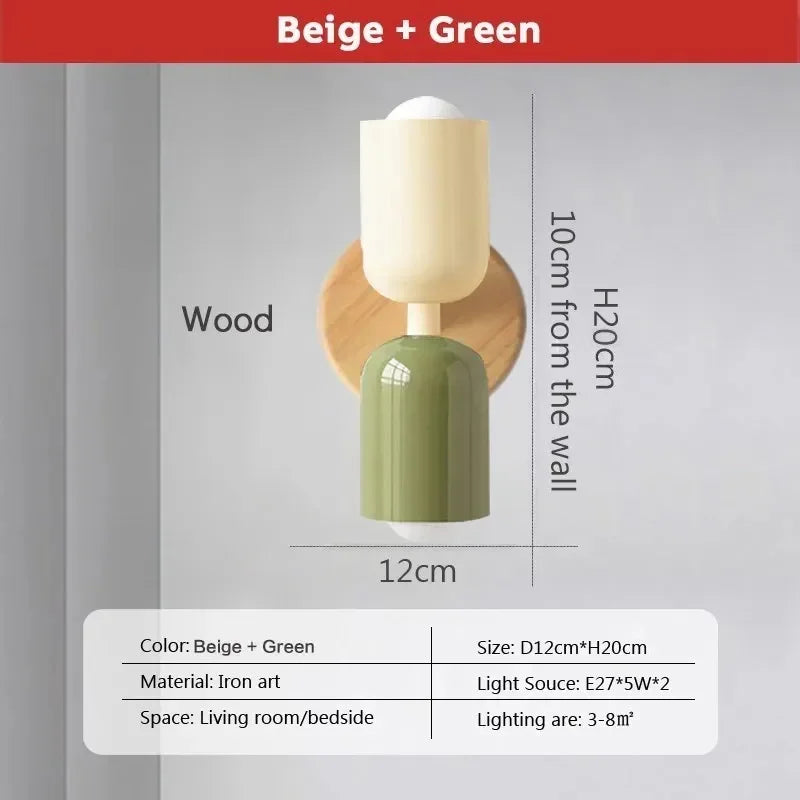 Wandlamp op batterijen met vintage look – Nostalgische charme
