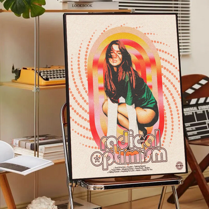 Poster in beige en zandtinten