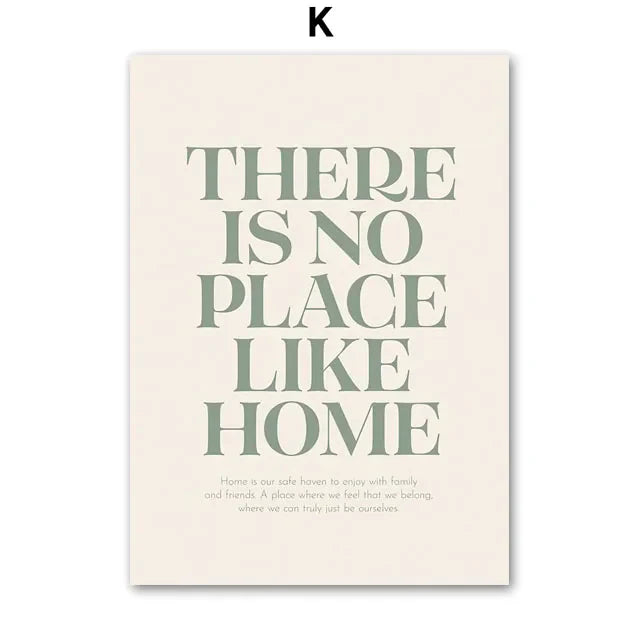 Kleine poster voor een subtiele touch