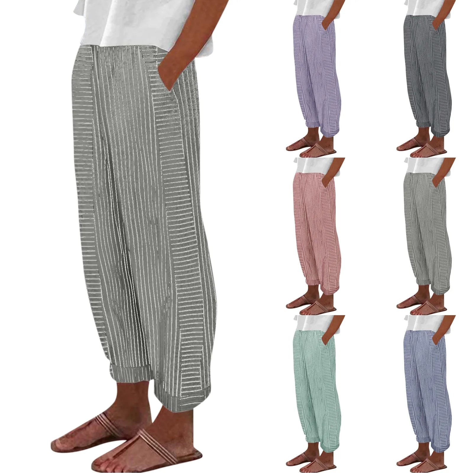 Linnen broek dames met plooidetail – Klassiek en vrouwelijk