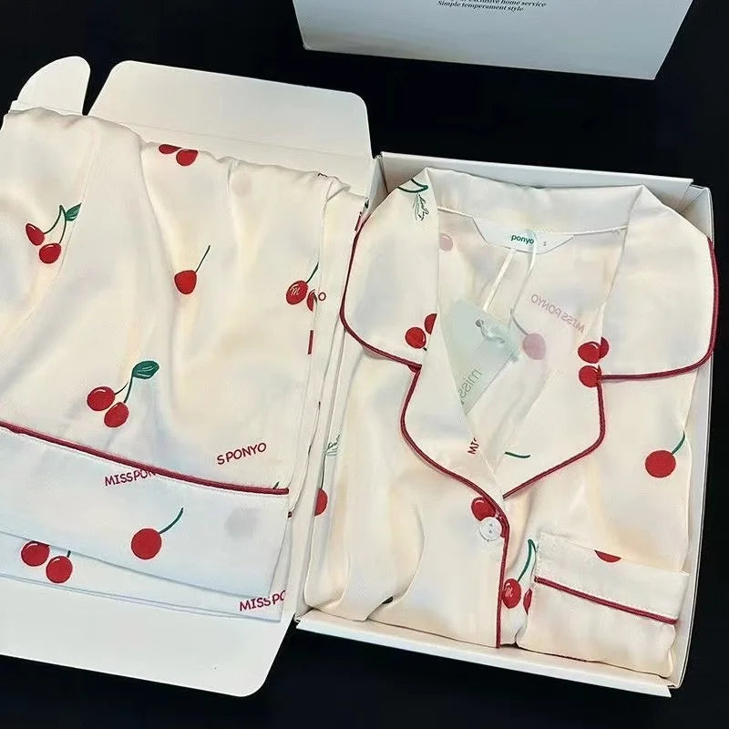 Dames pyjama set van zachte jersey stof