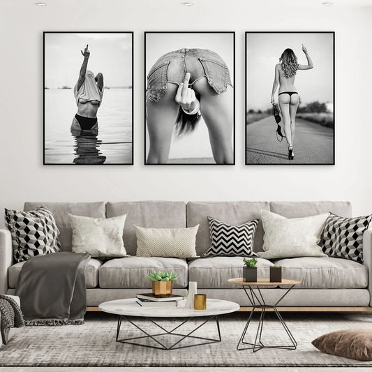 Posterstore decor voor minimalistisch interieur