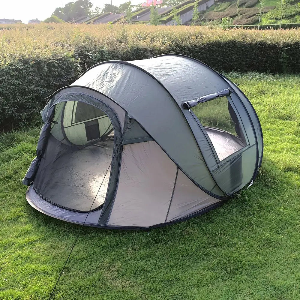Pop up tent Lidl met zijopening – Eenvoudige toegang