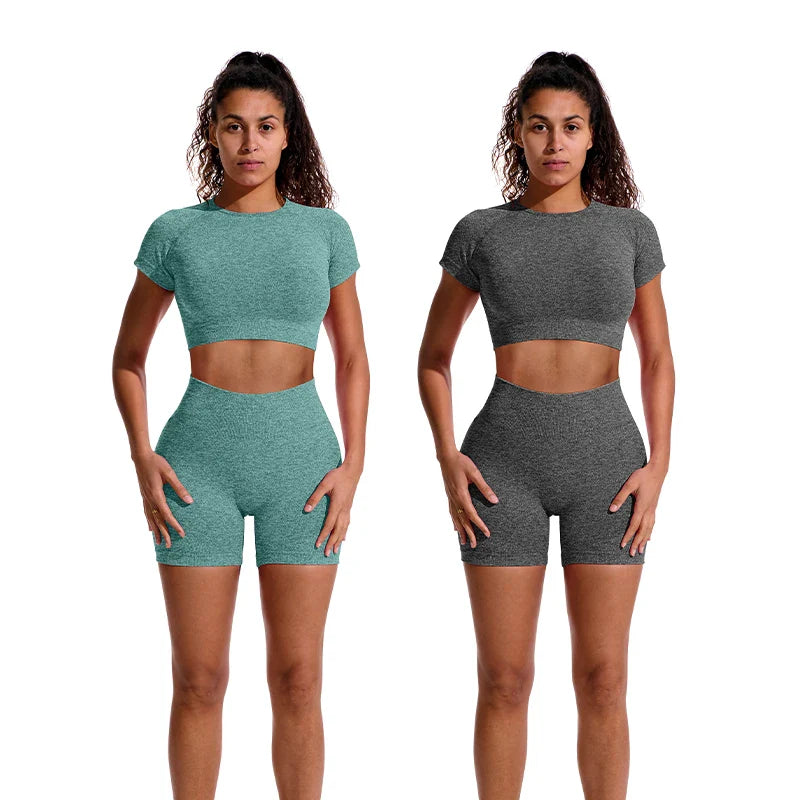Hippe yoga kleding set voor flow lessen