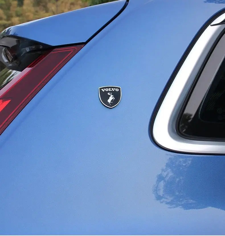 Auto stickers - Gele Volvo badges voor een unieke uitstraling