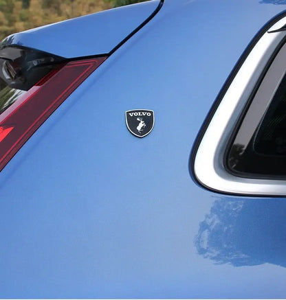Auto stickers - Gele Volvo badges voor een unieke uitstraling