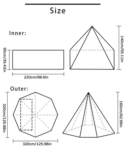 Pop up tent Lidl met ventilatieopeningen – Voor frisse lucht