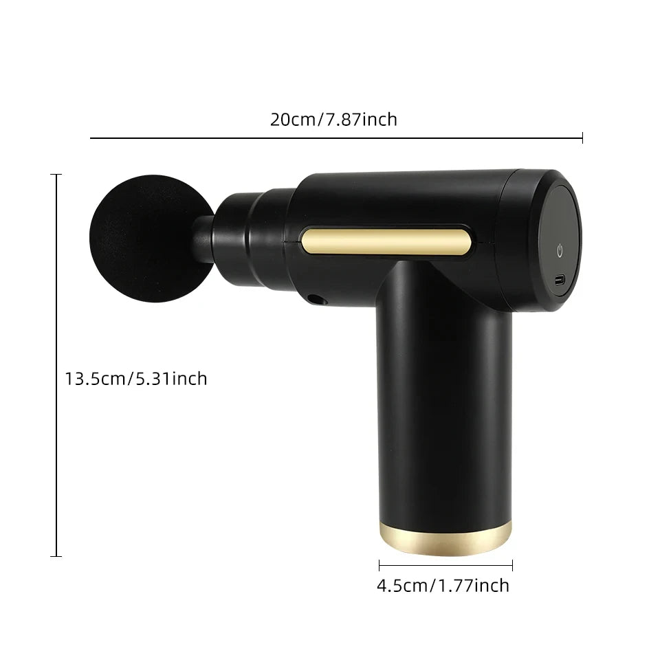 Massage gun met USB-oplaadfunctie – Universeel oplaadbaar